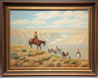 Framed Oil Painting by Irene Mecasland