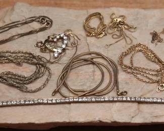 Gold Plated Sterling Silver Jewelry Set