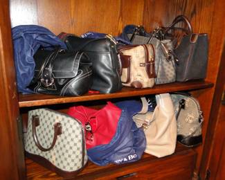 Designer Handbags Dooney & Bourke, Coach etc.