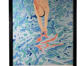 David Hockney Munich Olympic Diving Poster