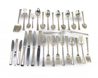 (33pc) Assorted Lunt Sterling Silver Flatware Set
