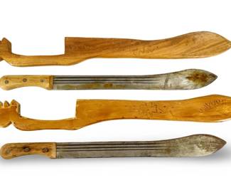 2pc Jamaican Fighting Machetes