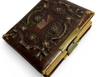 34pc. Antique Cabinet Photo Book
