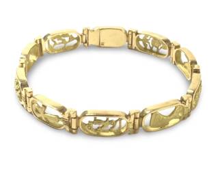 Bailey Banks & Biddle 18K Yellow Gold Egyptian