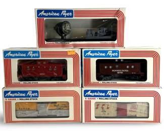 5pc. American Flyer S Gauge Rolling Stock Set