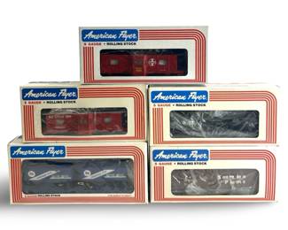 5pc. American Flyer S Gauge Rolling Stock Set