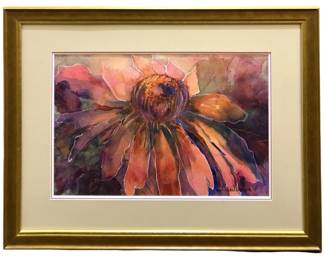 Signed Edouard (War) Van Overstraeten Mixed Media