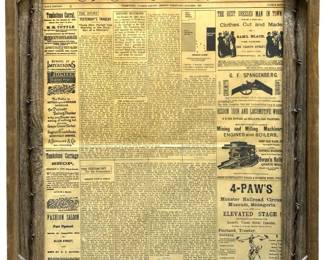 1881 The Tombstone Epitaph Newspaper