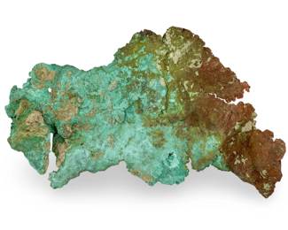 Arizona Native Copper and Chrysocolla Mineral