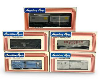 5pc. American Flyer S Gauge Rolling Stock Set