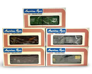 5pc. American Flyer S Gauge Rolling Stock Set