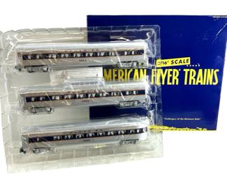 Gilbert American Flyer Trains 3pc Set