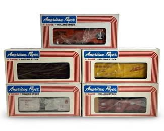 5pc. American Flyer S Gauge Rolling Stock Set
