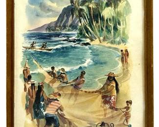 Louis Macouillard “Hawaii" Print