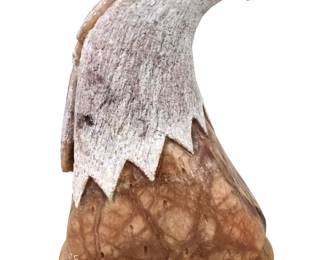 Harold Davidson Bald Eagle Stone Sculpture