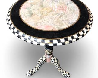 Ethan Allen MacKenzie Childs Painted Side Table