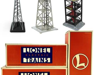 3pc Lionel Windmill, Control Tower, & Floodlight