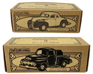 Hemings Motor Die-Cast 1940 & 1951 Ford Cars