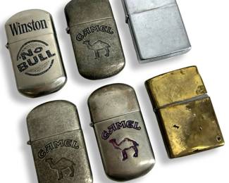 6pc. Vintage Lighter Collection