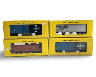 4pc. Model S Fast Track Train Collection