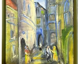 Signed Sarah Impressionist Oil on Canvas