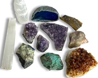 11pc. Precious Crystal & Stone Collection