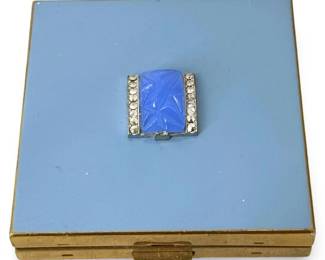 Volupte Art Deco Enamel Compact