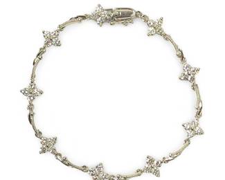 Bailey Banks & Biddle Platinum & Diamond Bracelet