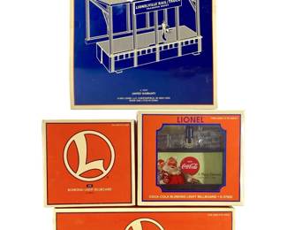 4pc Vintage Lionel Electric Train RR Accessories