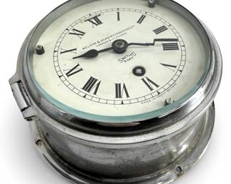 Kelvin & Hughes Marine London & Glasgow Clock