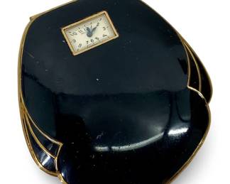 “Illinois" Enamel Compact and Watch