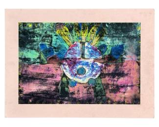Signed Cameron Sepeda Mixed Media Painting