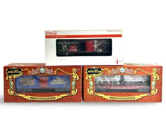 3pc. American Flyer Trains S Gauge Rolling Stocks