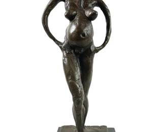 Signed Salvador Dali Fertility Goddess Sculpture