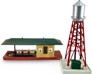 1997/1984 Lionel Water Tower and Freight Station
