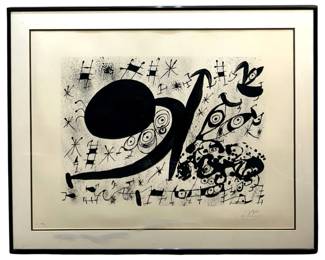 Signed Joan Miro Lithograph
