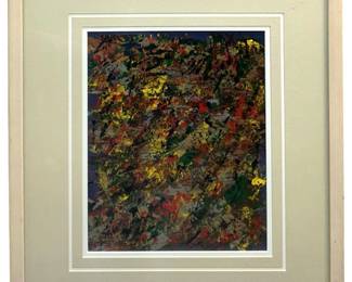 Signed Igor Todic Abstract Acrylic Painting