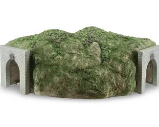Large MTH Woodland Single Track Curved Tunnel
