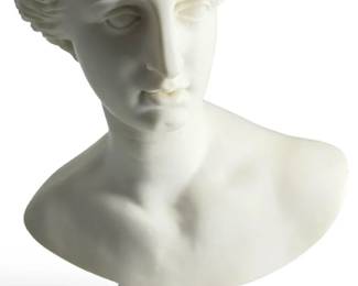 G. Ruggeri Venere di Milo Resin Bust Sculpture