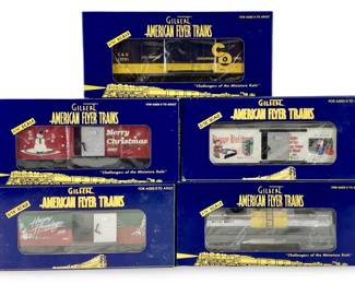 Gilbert American Flyer 3/16" Scale Boxcars