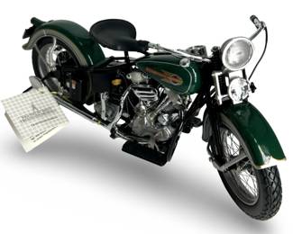 Franklin Mint 1936 Harley-Davidson Bike Model