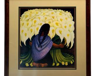 Diego Rivera “The Flower Seller" Print
