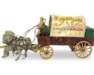 1950s Roy Rogers Chuck Wagon Toy Set