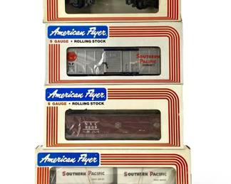 4pc American S Gauge American Flyer Train Cars