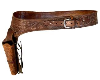 Vintage Western Leather Gun Holster