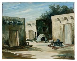 Signed Burl Abel Oil on Canvas