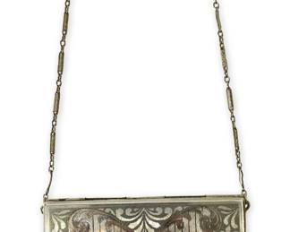 M.A.P. Elgin Art Deco Gold Filled Makeup Compact