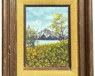 Signed Glena Greiner Oil on Canvas