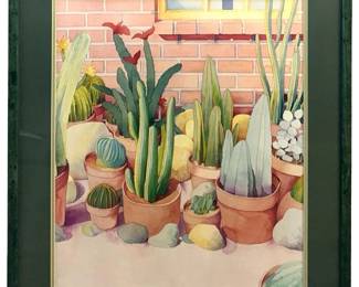 Beautiful Art Curtis Cacti Print