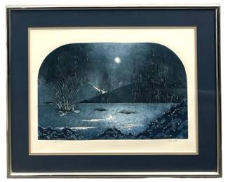 Signed “Moon Magic" Lithograph